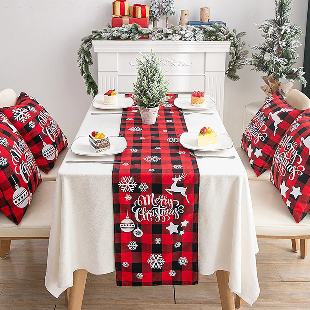 Lattice Plaid Table Flag Dining Room Christmas Tabletop Decorations Cloth Cover Party Mat
Lattice Plaid Table Flag Dining Room Christmas Tabletop Decorations Cloth Cover Party Mat