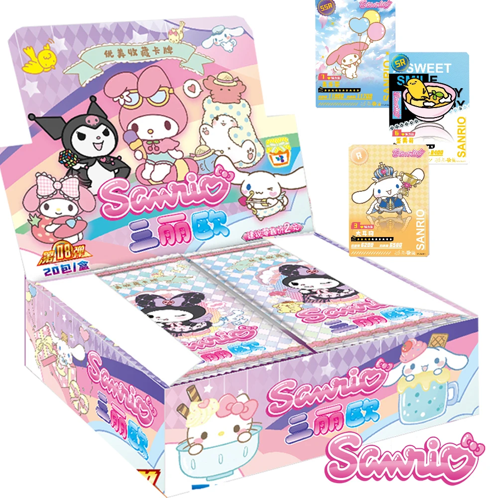 Anime Kuromi Sanrio Cards My Melody Hello Kitty Cartoon Cute Trading Game Collection Cards Booster Box Kids Love Christmas Gifts
Anime Kuromi Sanrio Cards My Melody Hello Kitty Cartoon Cute Trading Game Collection Cards Booster Box Kids Love Christmas Gifts