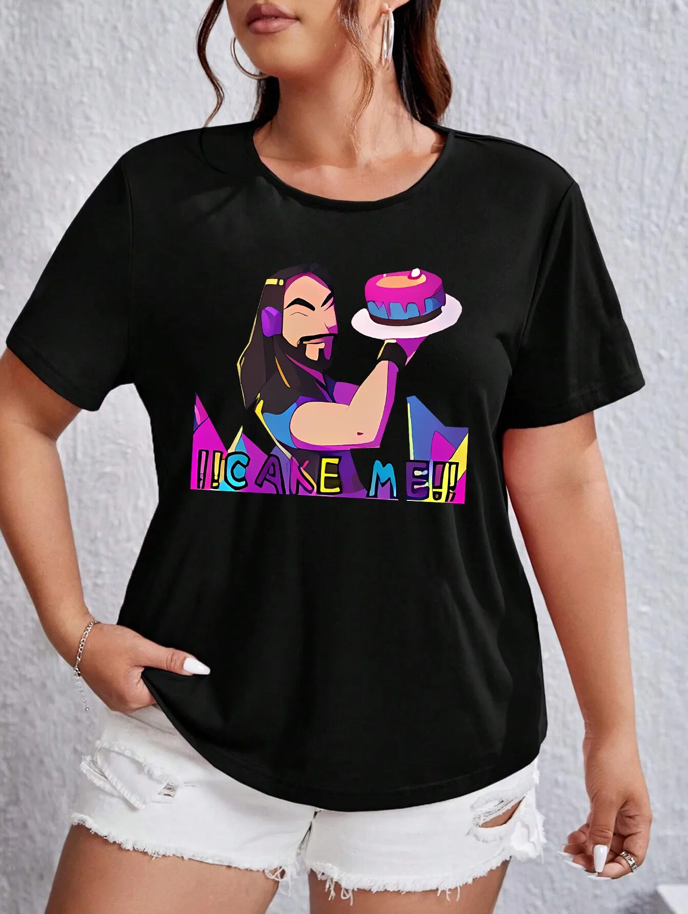 Give Me Cake Graphic Printing Summer Autumn Winter Cotton Men's and Women's T-Shirts Short Sleeves Luxury Outdoor Sports Brand
Give Me Cake Graphic Printing Summer Autumn Winter Cotton Men's and Women's T-Shirts Short Sleeves Luxury Outdoor Sports Brand