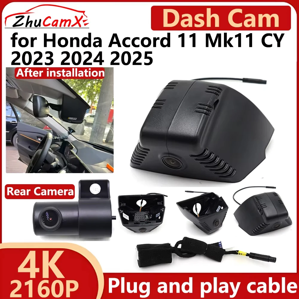 ZhuCamX for Honda Accord 11 Mk11 CY 2023 2024 2025 4K UHD 2160P Car DVR Dash Cam Camera Night Vision Recorder Plug and Play
ZhuCamX for Honda Accord 11 Mk11 CY 2023 2024 2025 4K UHD 2160P Car DVR Dash Cam Camera Night Vision Recorder Plug and Play
