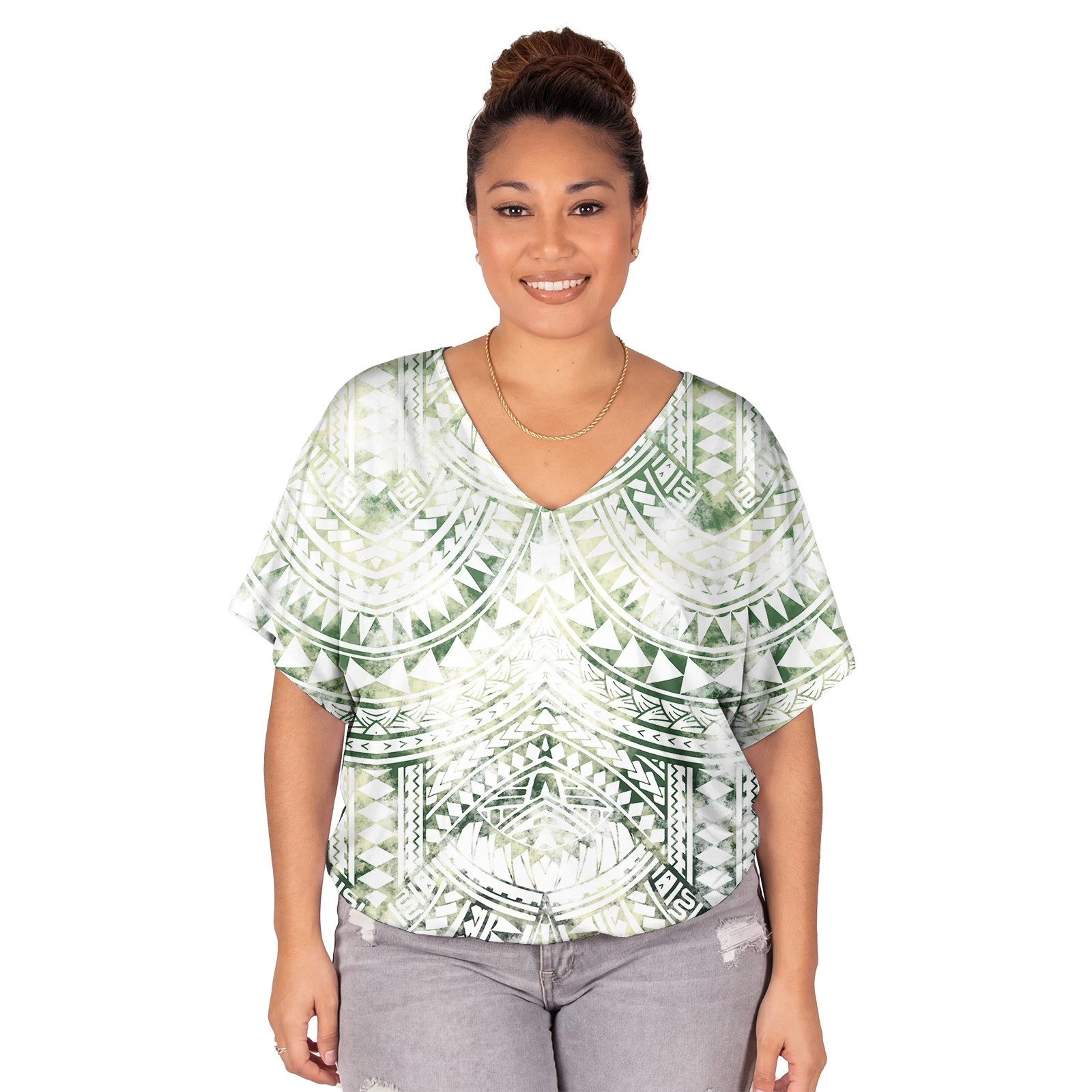Samoan Plus Size T-Shirts Hawaiian V-Neck Bat Sleeve Off Shoulder Casual Tops Polynesian Creativity Print Women Clothes Custom
Samoan Plus Size T-Shirts Hawaiian V-Neck Bat Sleeve Off Shoulder Casual Tops Polynesian Creativity Print Women Clothes Custom
