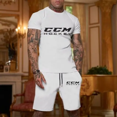 Лидер продаж, летний мужской костюм CCM, футболка + шорты, спортивный костюм для отдыха и фитнеса, футболка, комплект из 2 предметов
Лидер продаж, летний мужской костюм CCM, футболка + шорты, спортивный костюм для отдыха и фитнеса, футболка, комплект из 2 предметов
