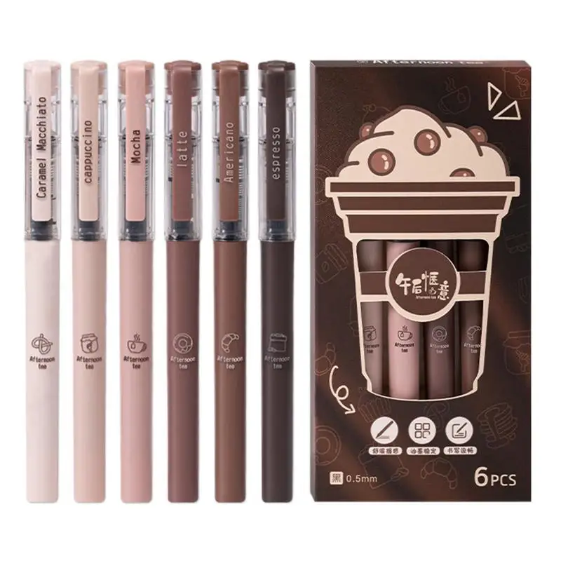 Coffee Pens 6x Coffee Theme Felt Tip Pens 14.5cm Funny Needle Tip Pens Set Portable Aesthetic Stationery Supplies For Boys Girls
Coffee Pens 6x Coffee Theme Felt Tip Pens 14.5cm Funny Needle Tip Pens Set Portable Aesthetic Stationery Supplies For Boys Girls