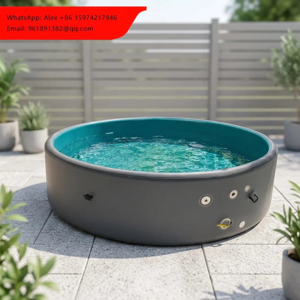 Factory Customized Children's Home Outdoor Round PVC Inflatable Swimming Pool Brushed Foldable Durable And Sturdy