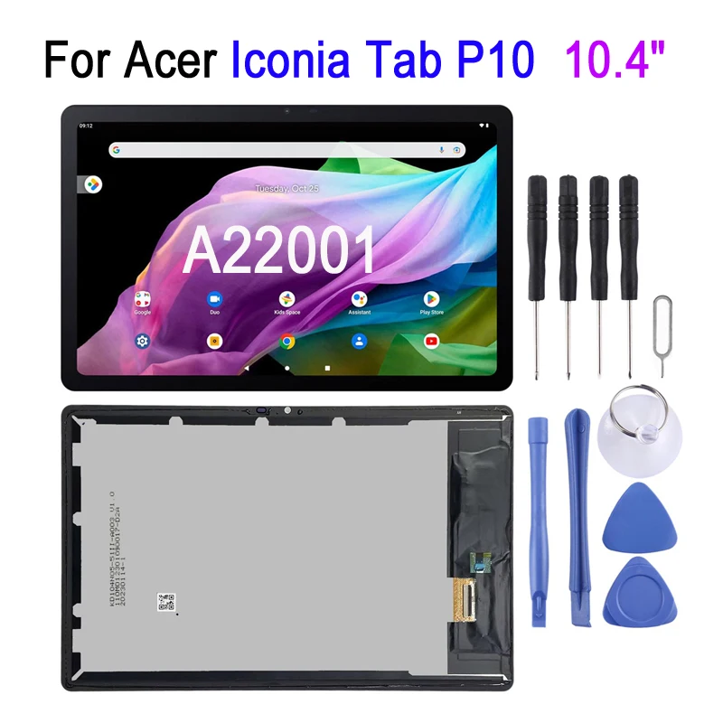 10.4 inch IPS LCD Screen For Acer Iconia Tab P10 A22001 Tablet LCD Display Touch Screen Digitizer Repair Replacement Part
10.4 inch IPS LCD Screen For Acer Iconia Tab P10 A22001 Tablet LCD Display Touch Screen Digitizer Repair Replacement Part