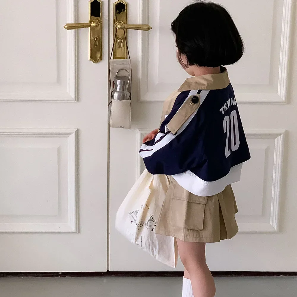 Children Clothing Set Girls Korean Style 2024 New Fashionable Spring and Autumn Suits Girls Baby Coat Short Skirt Two Piece Set
Children Clothing Set Girls Korean Style 2024 New Fashionable Spring and Autumn Suits Girls Baby Coat Short Skirt Two Piece Set