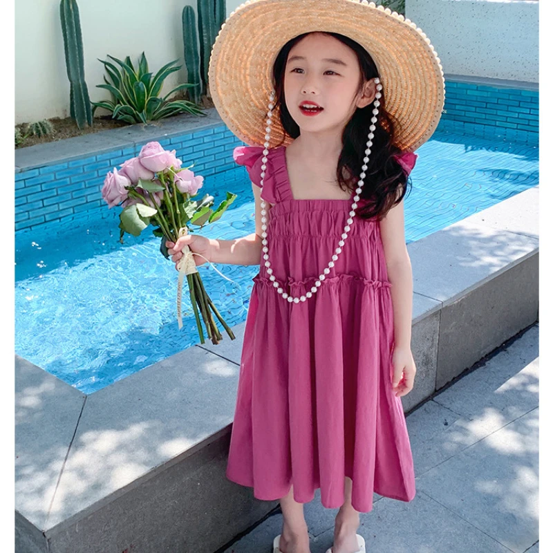2025New Baby Girl Dress Elegant Flying Sleeve Design Summer Kids Clothes Yellow White Rose Red Children's Festival Party Dresses
2025New Baby Girl Dress Elegant Flying Sleeve Design Summer Kids Clothes Yellow White Rose Red Children's Festival Party Dresses