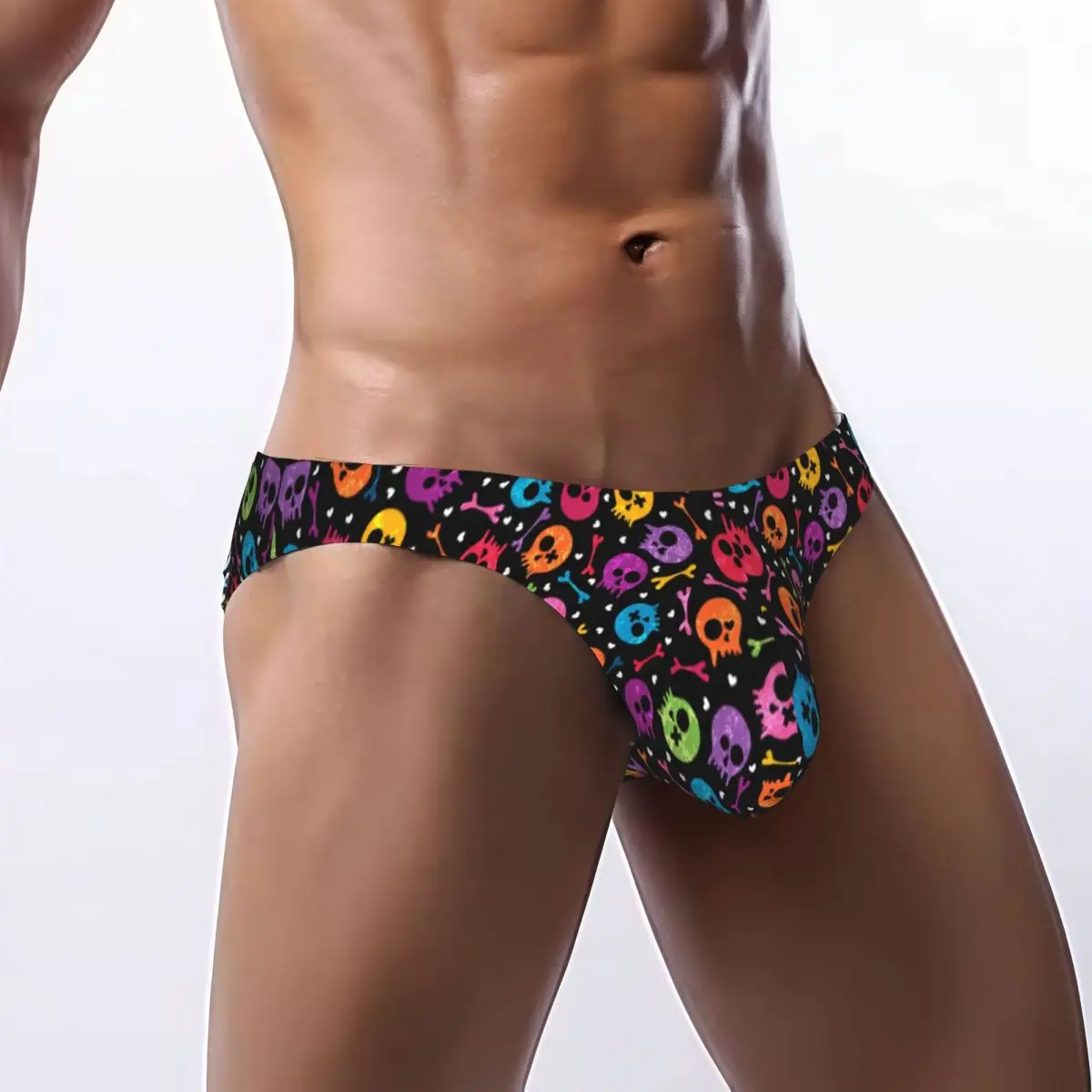 Men's Sexy Briefs Breathable Bikini Multicolor Skulls And Hearts Men Underpants Low Cut Man Underwear Panties
Men's Sexy Briefs Breathable Bikini Multicolor Skulls And Hearts Men Underpants Low Cut Man Underwear Panties