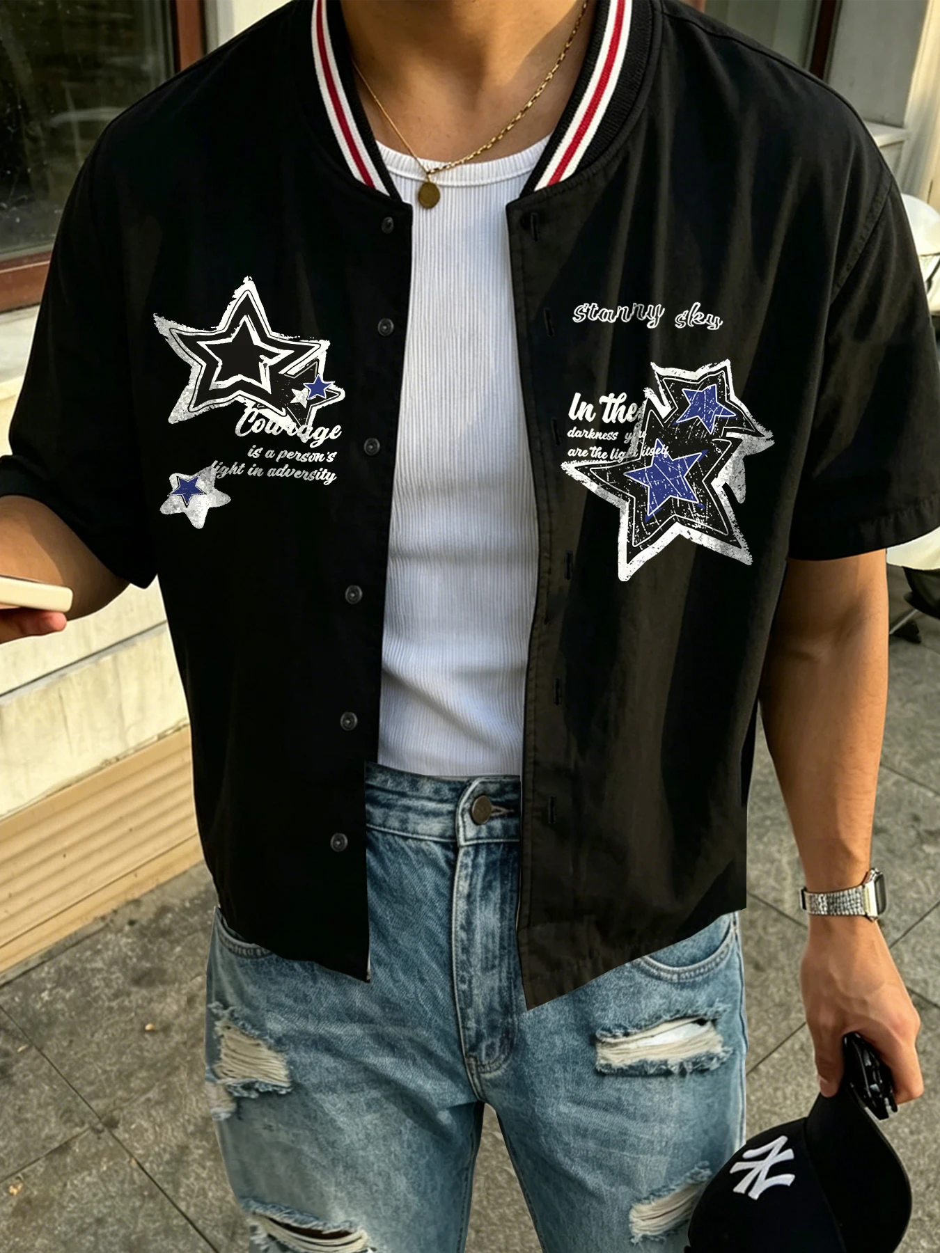 Men's short-sleeved shirt Muscle men's fitness shirt summer men's sports elastic breathable Slim show muscle short-sleeved shirt
Men's short-sleeved shirt Muscle men's fitness shirt summer men's sports elastic breathable Slim show muscle short-sleeved shirt