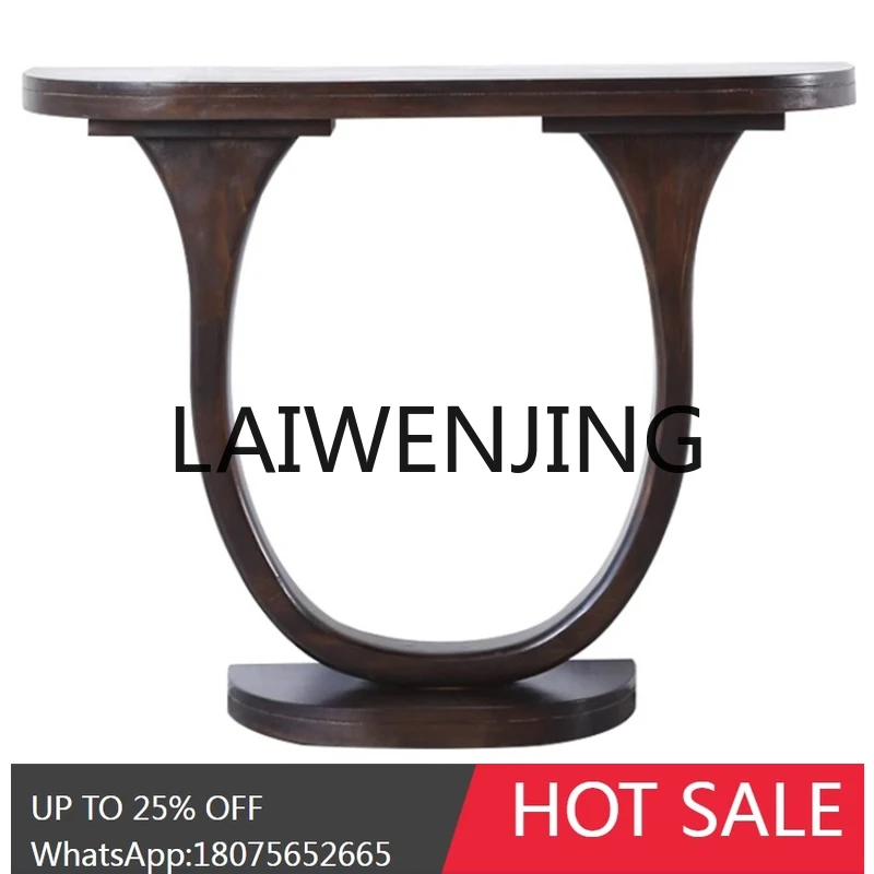 RWJ Aisle Light Luxury Console Semicircle Hallway Altar Solid Wood Storage Cabinet American Style
RWJ Aisle Light Luxury Console Semicircle Hallway Altar Solid Wood Storage Cabinet American Style
