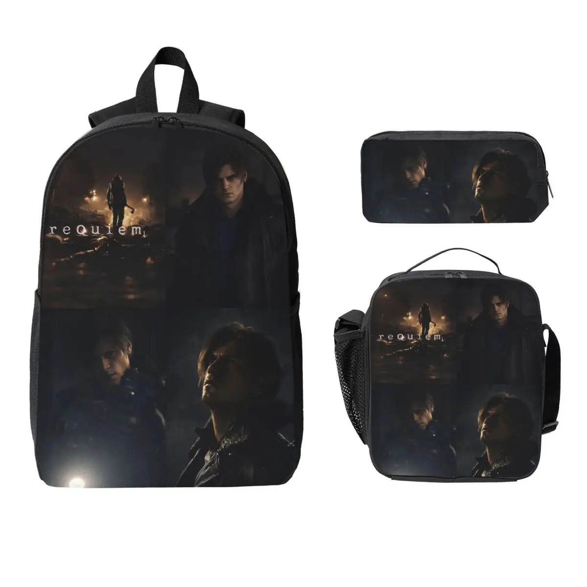 3Pcs Residents Evils 9 Backpack Set for Children Games Pencil Boxes Bookbag Sets with Lunch Box For School Students Knapsack
3Pcs Residents Evils 9 Backpack Set for Children Games Pencil Boxes Bookbag Sets with Lunch Box For School Students Knapsack