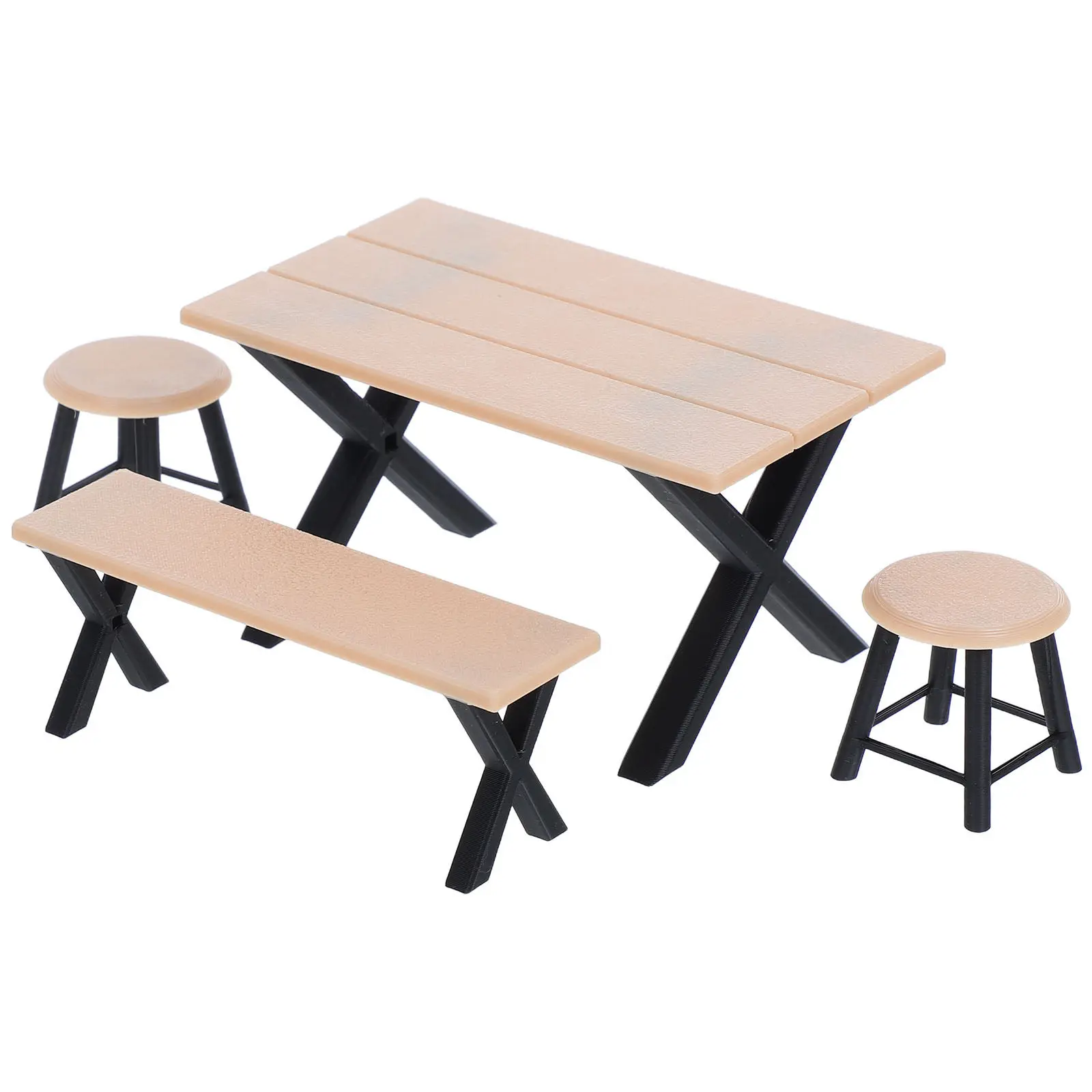 Набор миниатюрной мебели из 4 предметов: детализированный прочный длинный стол, скамейки, табуреты. Идеально подходит для декора кукольных домиков и коллекционеров.
Набор миниатюрной мебели из 4 предметов: детализированный прочный длинный стол, скамейки, табуреты. Идеально подходит для декора кукольных домиков и коллекционеров.