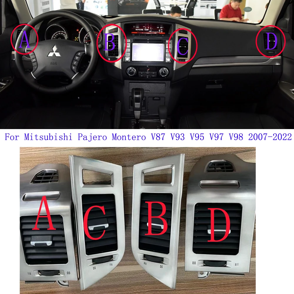 1PCS Silver Air Vent Outlet For Mitsubishi Pajero Montero V87 V93 V95 V97 V98 2007-22 Instrument Panel Board A/C Air Conditioner
1PCS Silver Air Vent Outlet For Mitsubishi Pajero Montero V87 V93 V95 V97 V98 2007-22 Instrument Panel Board A/C Air Conditioner