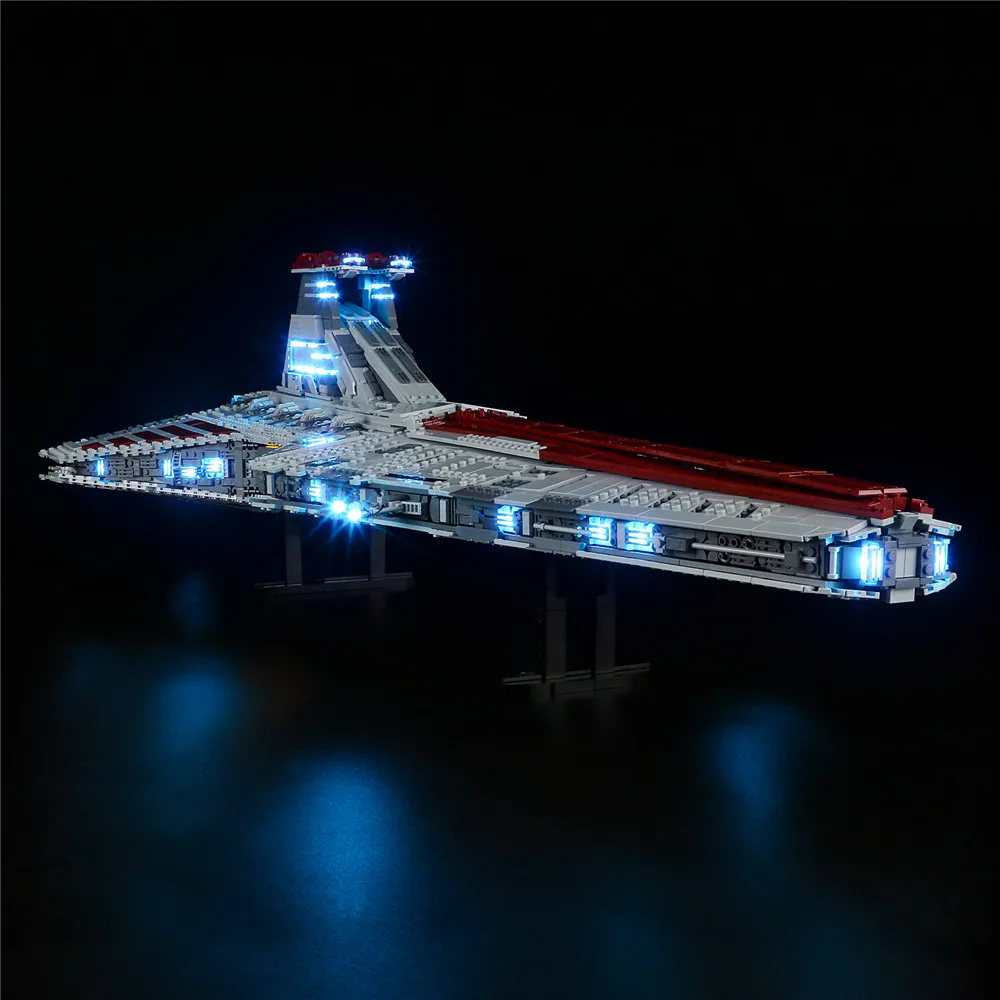 Lighting Set For LEGO Venator-class Republic Attack Cruiser 75367 RC Version Starings Wars Not Include Block(Only Light Kit)
Lighting Set For LEGO Venator-class Republic Attack Cruiser 75367 RC Version Starings Wars Not Include Block(Only Light Kit)