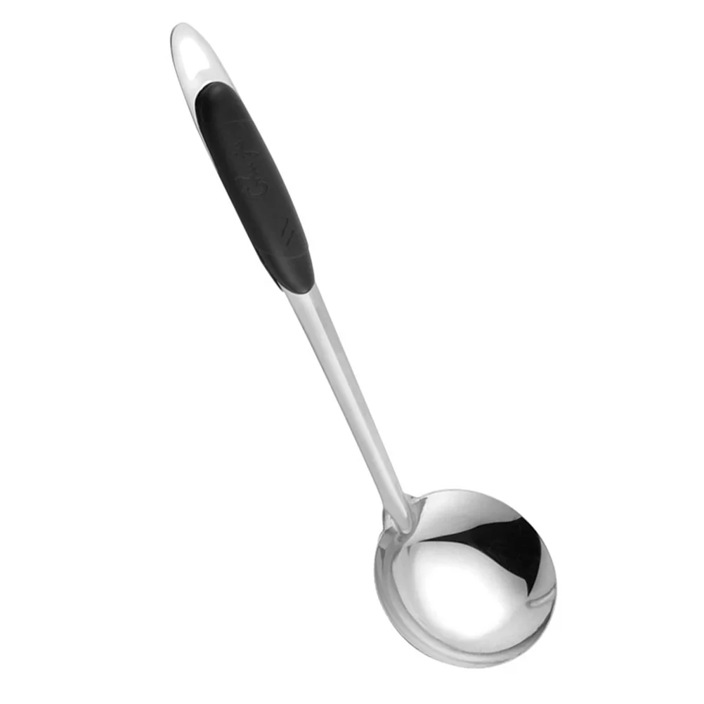 Stainless Steel Hangable Hot Pot Soup Spoon Household Long Handle Thicken Metal Spoon for Home Restaurant (Black Spoon)
Stainless Steel Hangable Hot Pot Soup Spoon Household Long Handle Thicken Metal Spoon for Home Restaurant (Black Spoon)