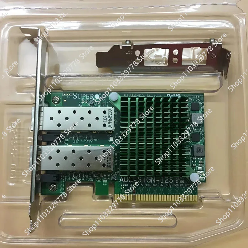 AOC-STGN-I2S SUPERMICRO X520-DA2 REV 2.0 DUAL PORT 10 GIGABIT ETHERNET CARD
AOC-STGN-I2S SUPERMICRO X520-DA2 REV 2.0 DUAL PORT 10 GIGABIT ETHERNET CARD