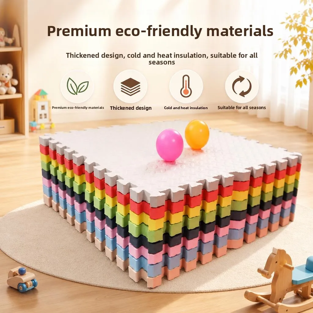 Thickened Puzzle Fitness Mat Anti-slip Anti-fall Lock Buckle Foam Mat Baby Crawling Pad Bedroom Home Decor Modern Style Square
Thickened Puzzle Fitness Mat Anti-slip Anti-fall Lock Buckle Foam Mat Baby Crawling Pad Bedroom Home Decor Modern Style Square