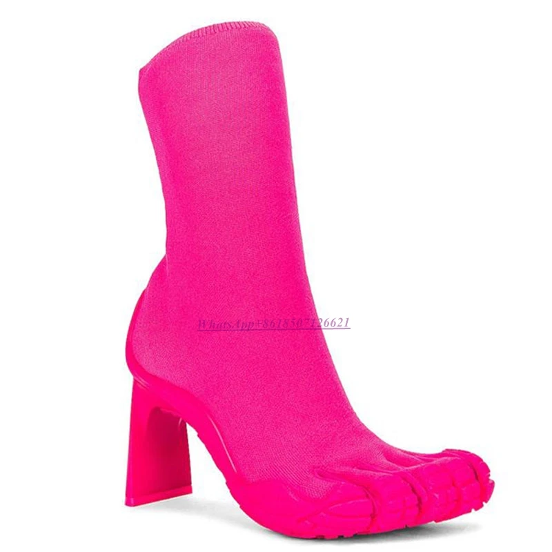 Pre-sale Black Five Finger Toe Boots Pink Angle Boots Elastic Boots Special Stylish Shoes Short Boots For Woman
Pre-sale Black Five Finger Toe Boots Pink Angle Boots Elastic Boots Special Stylish Shoes Short Boots For Woman
