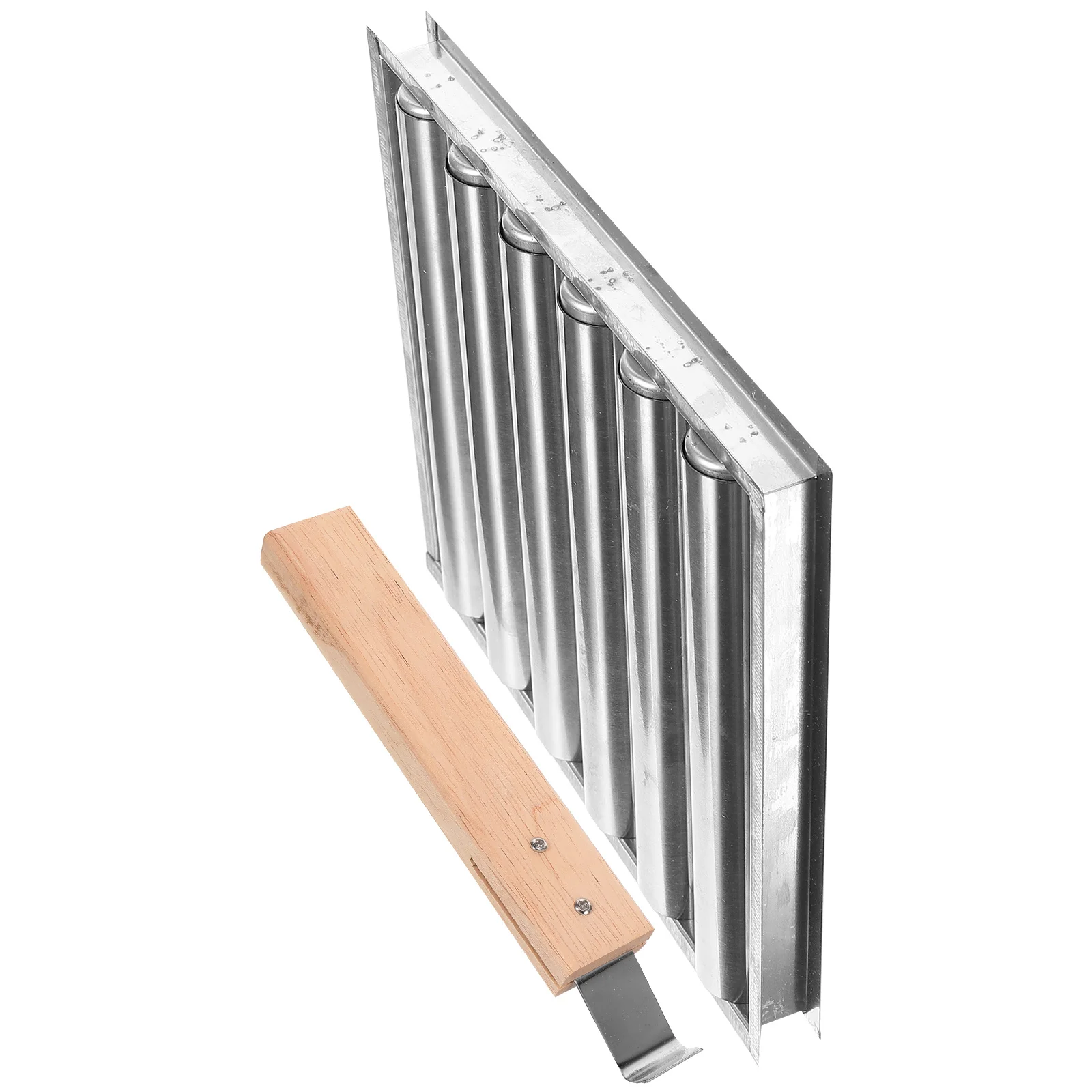 Sausage Roller Rack Stainless Steel Wooden Handle Barbecue Grill Outdoor Camping Picnic BBQ Accessories Sausages Grill Even Heat
Sausage Roller Rack Stainless Steel Wooden Handle Barbecue Grill Outdoor Camping Picnic BBQ Accessories Sausages Grill Even Heat