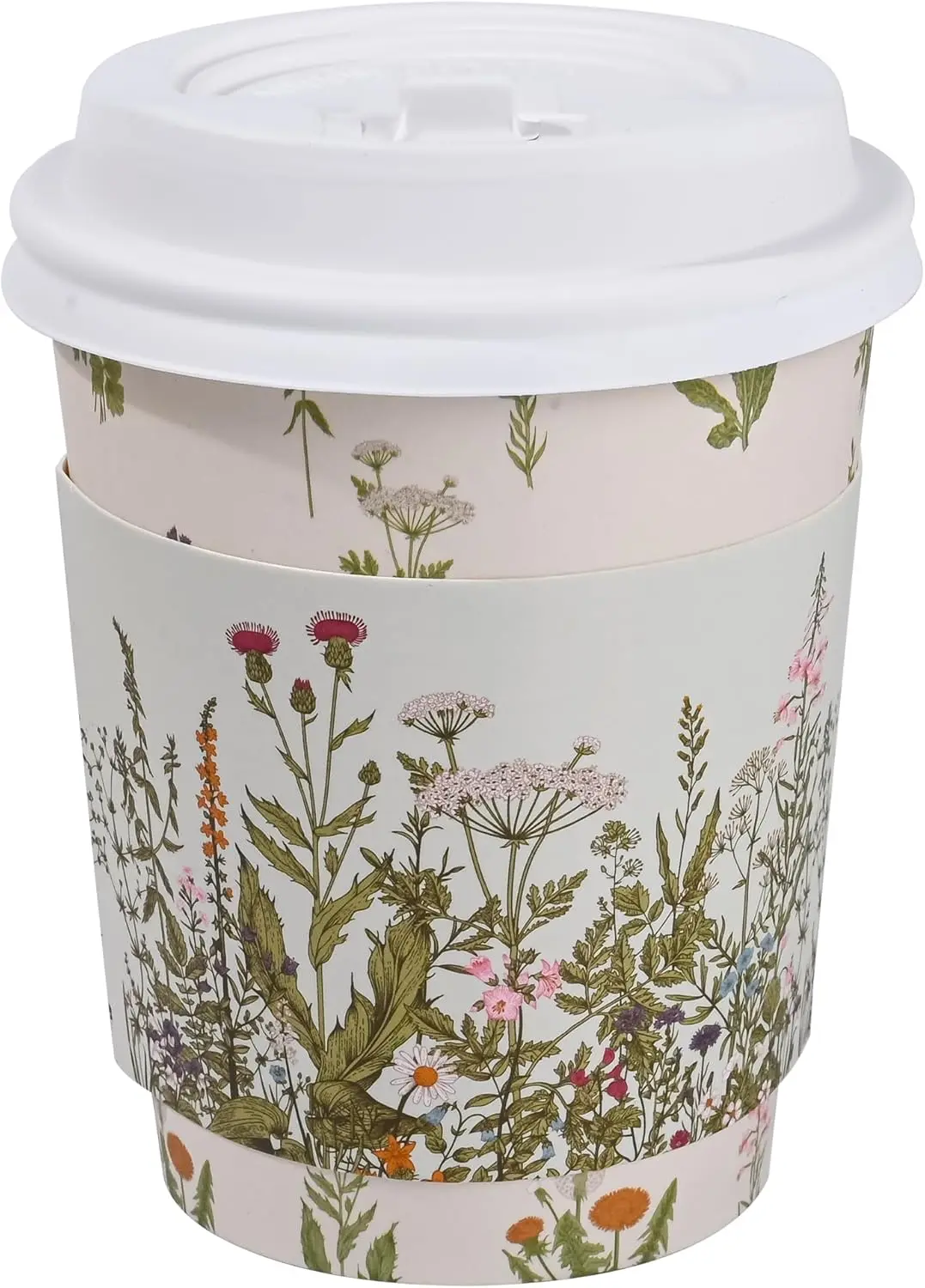 50Pcs Floral Disposable Coffee Cups with Lids and Sleeves Vintage Botanical Herb 8oz To Go Party Paper Drinking Cup for
50Pcs Floral Disposable Coffee Cups with Lids and Sleeves Vintage Botanical Herb 8oz To Go Party Paper Drinking Cup for