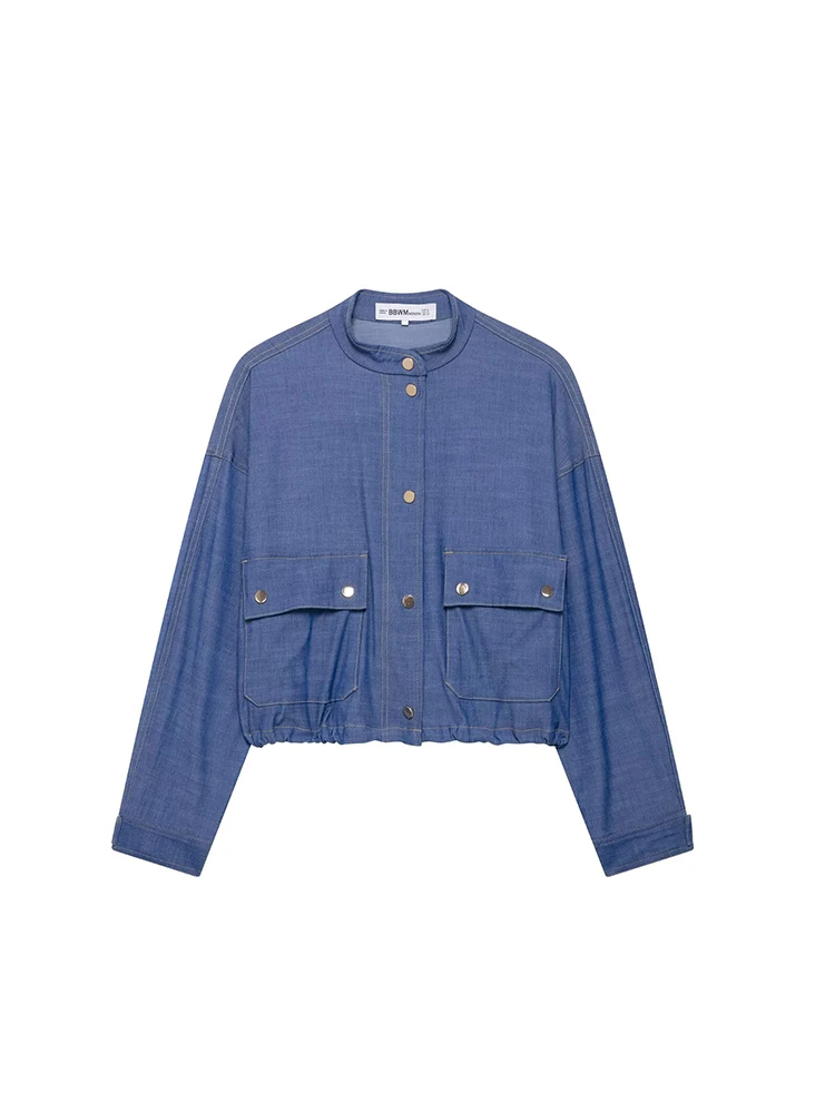 Willshela Women Fashion With Pockets Blue Single Breasted Jackets Vintage O-Neck Long Sleeves Female Chic Lady Outfits
Willshela Women Fashion With Pockets Blue Single Breasted Jackets Vintage O-Neck Long Sleeves Female Chic Lady Outfits