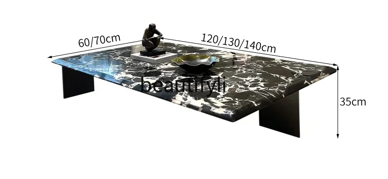 Marble Coffee Table Italian Minimalist High-end Creative Designer Living Room Home Rectangular Coffee Table
Marble Coffee Table Italian Minimalist High-end Creative Designer Living Room Home Rectangular Coffee Table