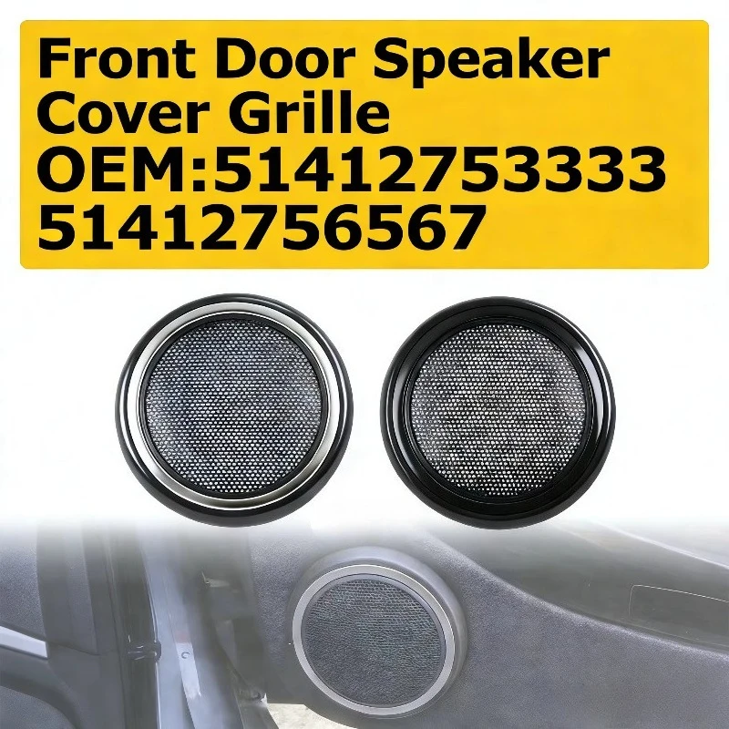 ABS Front Door Speaker Cover Grille For Audio Systems For MINI R55 R56 R57 R58 R59 51412753333 51412756567 Auto Accessories
ABS Front Door Speaker Cover Grille For Audio Systems For MINI R55 R56 R57 R58 R59 51412753333 51412756567 Auto Accessories
