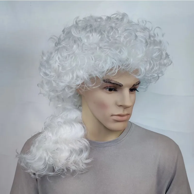Stage Cosplay Lawyer Headwear Long Curly Hair Bar Performance Judge Clothing Dress Up No Bangs Wig Party Match Small Curly Hair
Stage Cosplay Lawyer Headwear Long Curly Hair Bar Performance Judge Clothing Dress Up No Bangs Wig Party Match Small Curly Hair