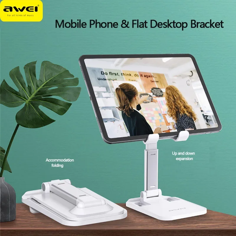 Awei X11 Portable Foldable Holder For Smart Phone Tablet Telescopic Desktop Stand Holder Universal Mobile Phone Metal Support
Awei X11 Portable Foldable Holder For Smart Phone Tablet Telescopic Desktop Stand Holder Universal Mobile Phone Metal Support