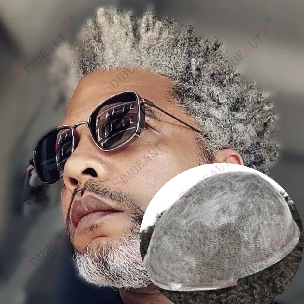 6mm Afro Kinky Curly Mens Wig Grey Black 1B50 Human Hair System Unit Brown African American Full PU Men Toupee Natural Frontline
6mm Afro Kinky Curly Mens Wig Grey Black 1B50 Human Hair System Unit Brown African American Full PU Men Toupee Natural Frontline