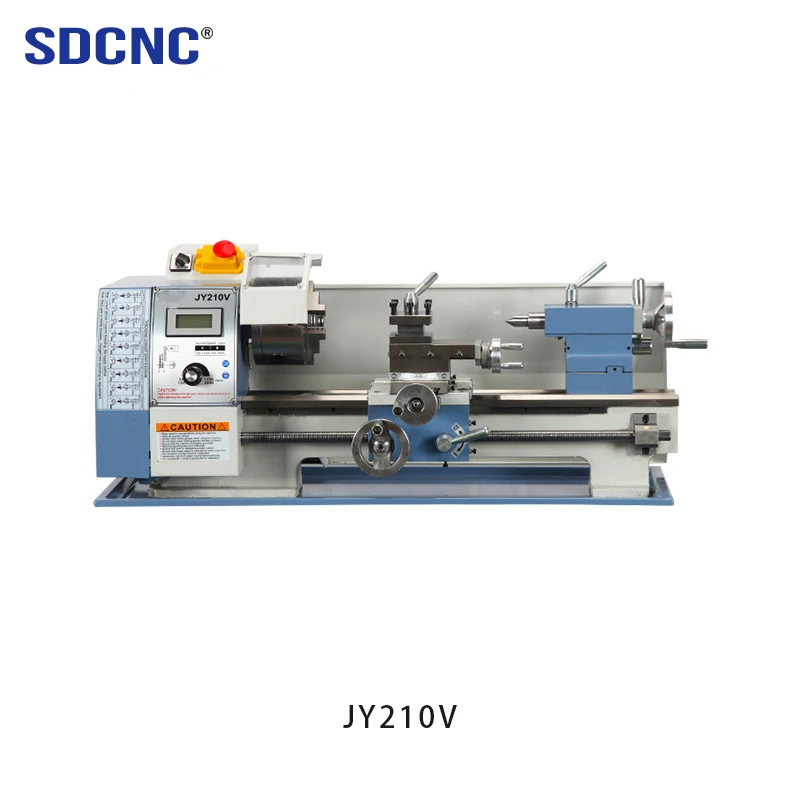 Convenient and Fast JY210V Mini Horizontal Frequency Speed Lathe Machine Higher Quality Small Metal Turner 220V
Convenient and Fast JY210V Mini Horizontal Frequency Speed Lathe Machine Higher Quality Small Metal Turner 220V