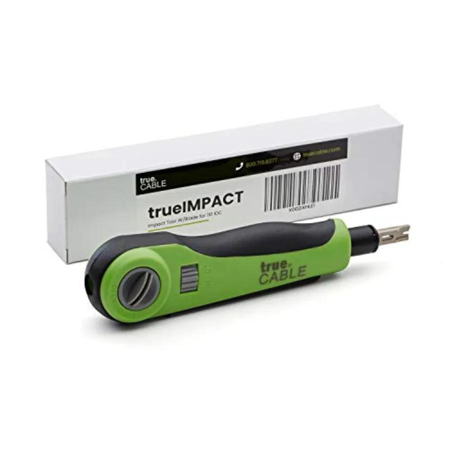 Инструмент для монтажа кабеля Impact Punch Down Tool с лезвием для разъемов 110 IDC Keystone Jack и патч-панелей trueIMPACT
Инструмент для монтажа кабеля Impact Punch Down Tool с лезвием для разъемов 110 IDC Keystone Jack и патч-панелей trueIMPACT