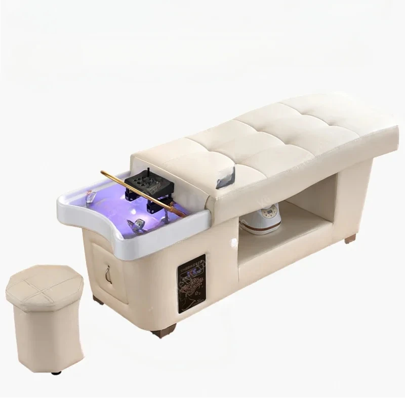 Thai Head Therapy Shampoo Chair Water Circulation Fumigation Hair Salon Beauty Salon Face Washing Bar Massage Ear Cleaning Bed
Thai Head Therapy Shampoo Chair Water Circulation Fumigation Hair Salon Beauty Salon Face Washing Bar Massage Ear Cleaning Bed