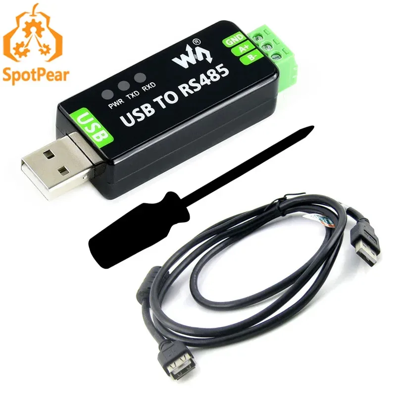 Waveshare Industrial USB TO RS485 Serial Port Converter Waveshare USB to RS485 Communication Module FT232
Waveshare Industrial USB TO RS485 Serial Port Converter Waveshare USB to RS485 Communication Module FT232