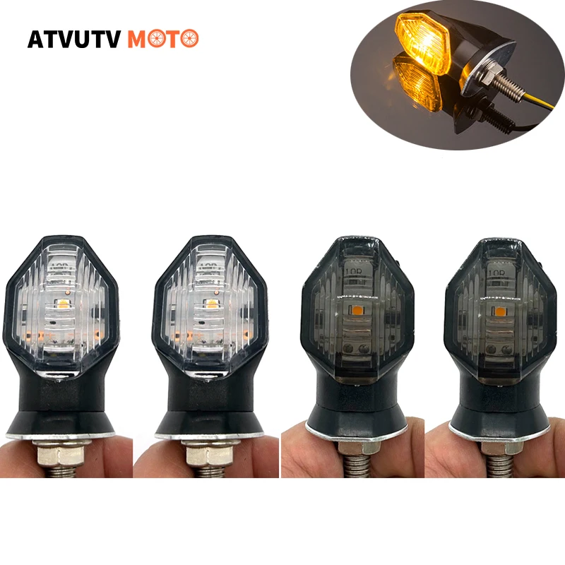 2pcs 4pcs Universal Motorcycle LED Turn Signal Lights Mini Indicator Blinkers Flashers For Honda Yamaha Scooter
2pcs 4pcs Universal Motorcycle LED Turn Signal Lights Mini Indicator Blinkers Flashers For Honda Yamaha Scooter