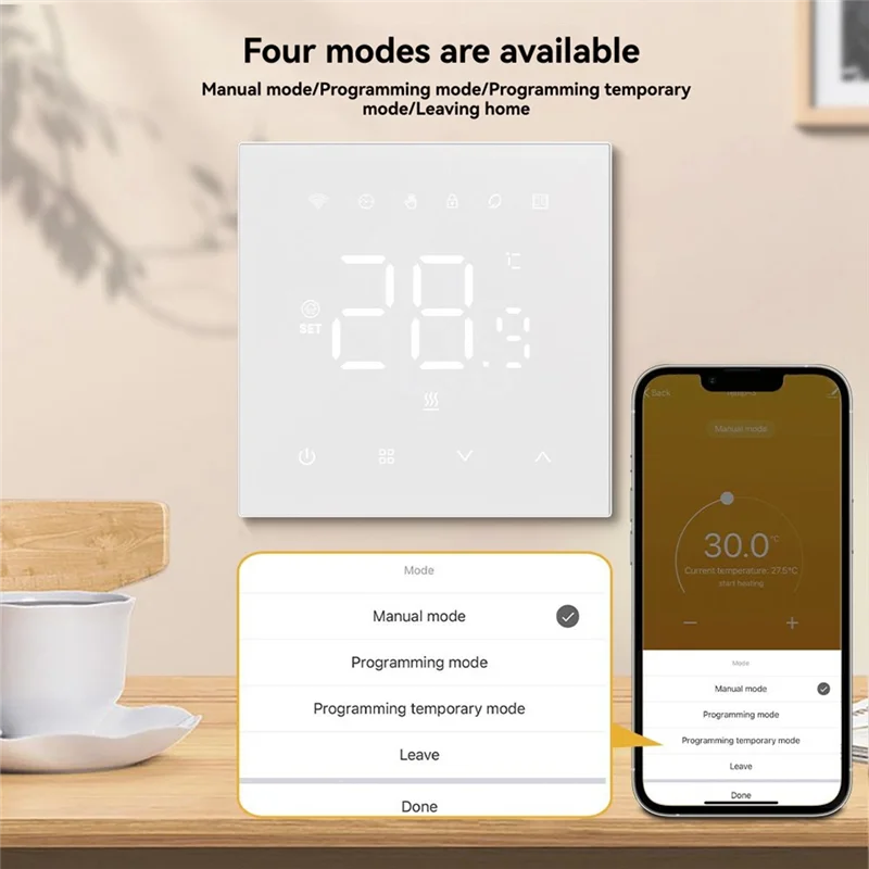 JABS-Tuya Wi-Fi умный контроллер температуры 100-240 В 3A водонагрев, совместимый с Alexa и Google Home
JABS-Tuya Wi-Fi умный контроллер температуры 100-240 В 3A водонагрев, совместимый с Alexa и Google Home
