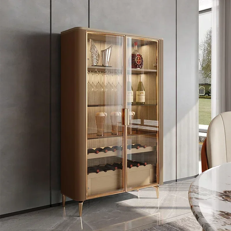 Light Luxury Wine Cabinet Living Room Home Wall Display Cabinet High-End Lockers with Glass Door Wine CabinetHY
Light Luxury Wine Cabinet Living Room Home Wall Display Cabinet High-End Lockers with Glass Door Wine CabinetHY