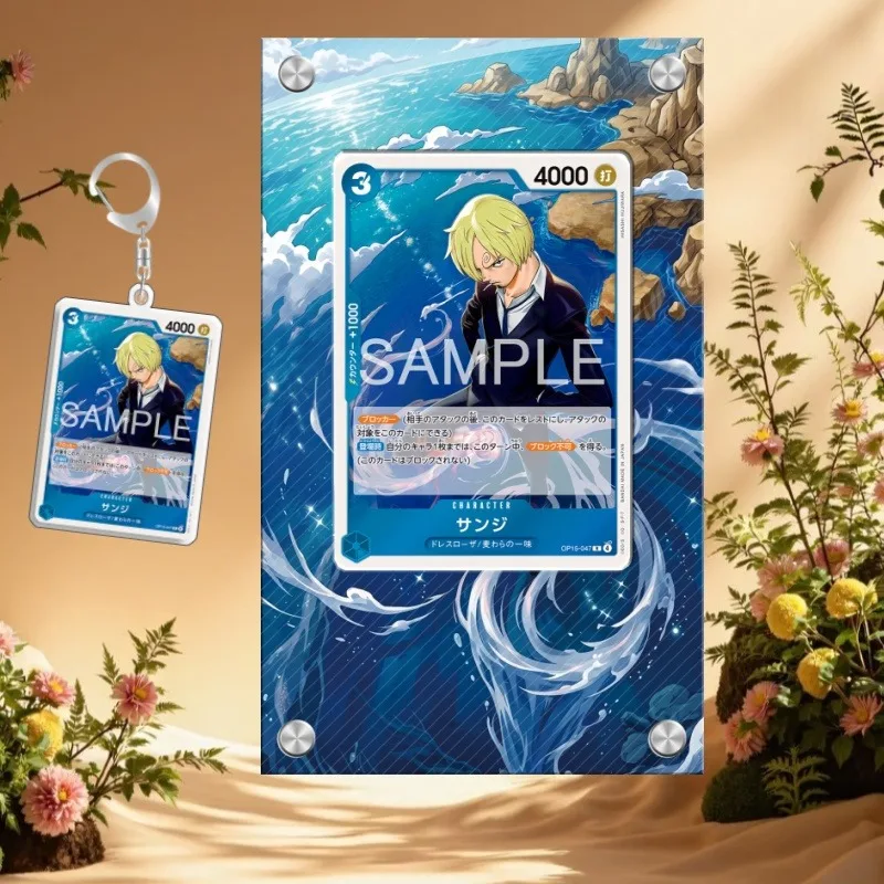 Art Display for One Piece Sanji Card PTCG Keychain Anime Game Collectibles Anime Merchandise Acrylic Protective Case Toys Gift
Art Display for One Piece Sanji Card PTCG Keychain Anime Game Collectibles Anime Merchandise Acrylic Protective Case Toys Gift