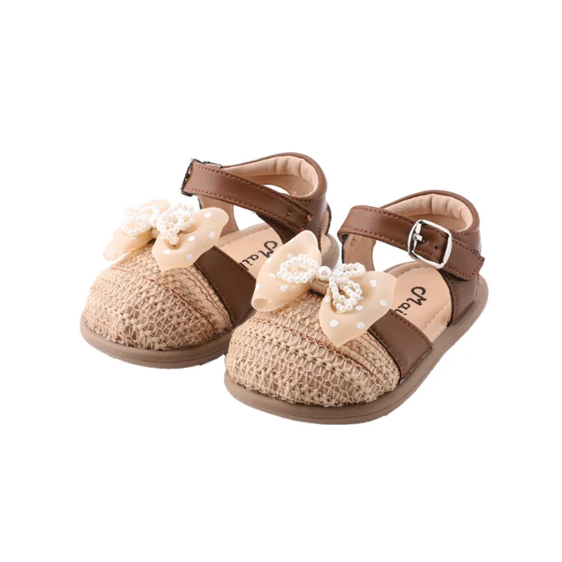Toddler Princess Summer Shoes with Bow Knots for Girls Wraparound Toe Baby Knit Sandals New Arrival EU16-26
Toddler Princess Summer Shoes with Bow Knots for Girls Wraparound Toe Baby Knit Sandals New Arrival EU16-26