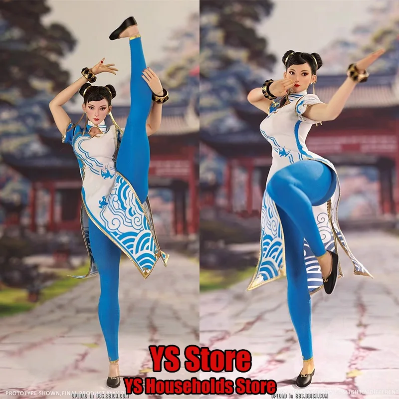 STAR MAN MS-011 1/6 Japanese Anime Street Female Fighter Cloth Action Figure White Cloud Cheongsam Print 12" Chun Li Soldier
STAR MAN MS-011 1/6 Japanese Anime Street Female Fighter Cloth Action Figure White Cloud Cheongsam Print 12" Chun Li Soldier