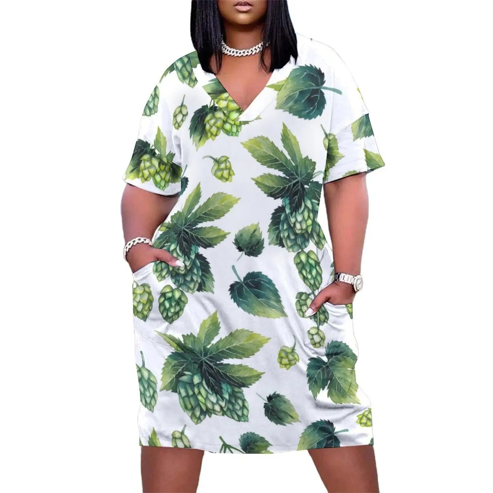 Watercolor hops on the branch Loose Pocket Dress ladies dresses for women 2025 woman dress women party dresses
Watercolor hops on the branch Loose Pocket Dress ladies dresses for women 2025 woman dress women party dresses