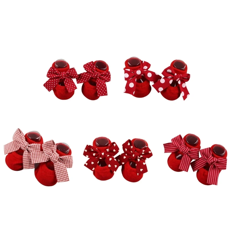 F62D Baby Non-Skid Floor Socks Children Rubber Soles Socks Breathable Knitted Cotton Socks Infant Skidless Bowties Red Socks
F62D Baby Non-Skid Floor Socks Children Rubber Soles Socks Breathable Knitted Cotton Socks Infant Skidless Bowties Red Socks
