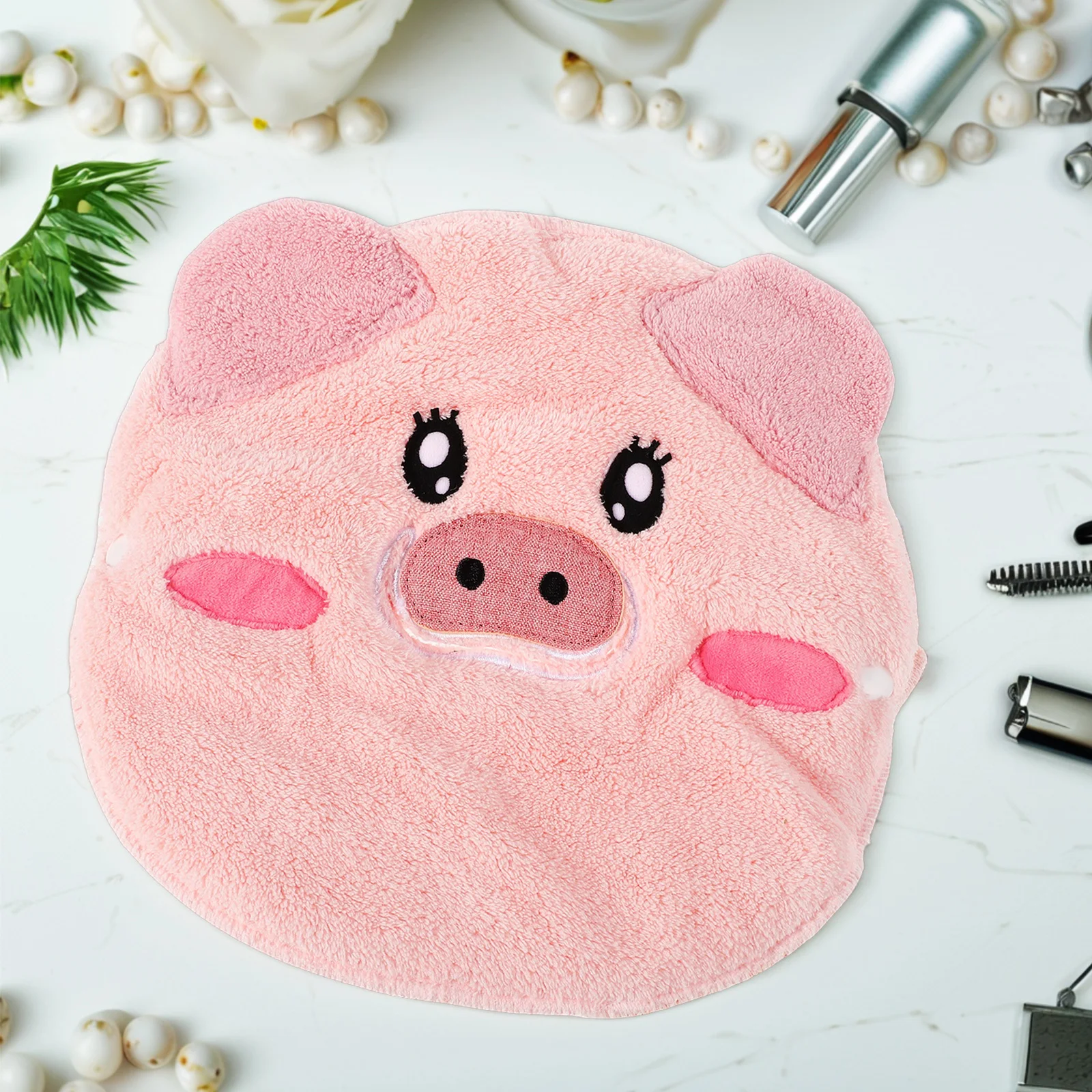 Reusable Hot Compress Facial Steamer Mask Coral Fleece Cartoon Pig Face Towel Moisturizing Spa Skin Care Towels for Home Beauty
Reusable Hot Compress Facial Steamer Mask Coral Fleece Cartoon Pig Face Towel Moisturizing Spa Skin Care Towels for Home Beauty