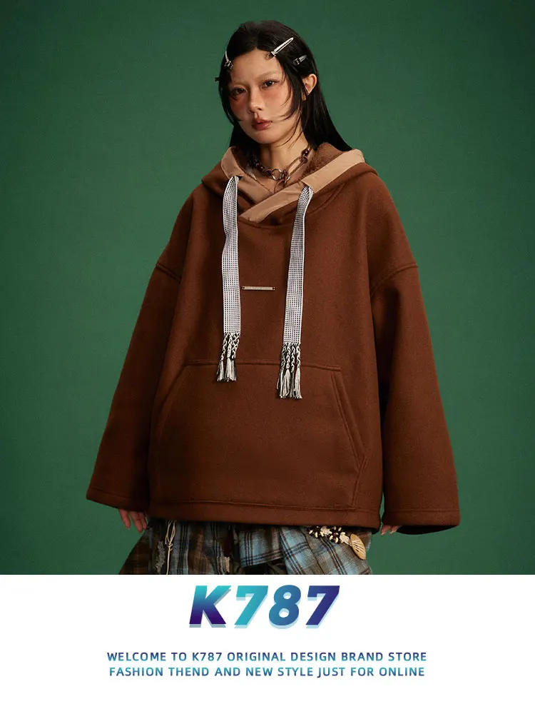 K787 American Retro College Sle Hoodie Men's Thiened Oversize Jaet Winter Warm Fce Dstring Cute Sweatirt
K787 American Retro College Sle Hoodie Men's Thiened Oversize Jaet Winter Warm Fce Dstring Cute Sweatirt