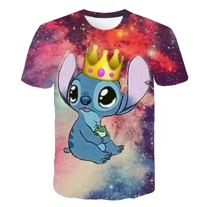 Disney's cute Stitch 3D boy T-shirt clothing, quick-drying and breathable Y2K round-neck fashionable street children's clothing
Disney's cute Stitch 3D boy T-shirt clothing, quick-drying and breathable Y2K round-neck fashionable street children's clothing