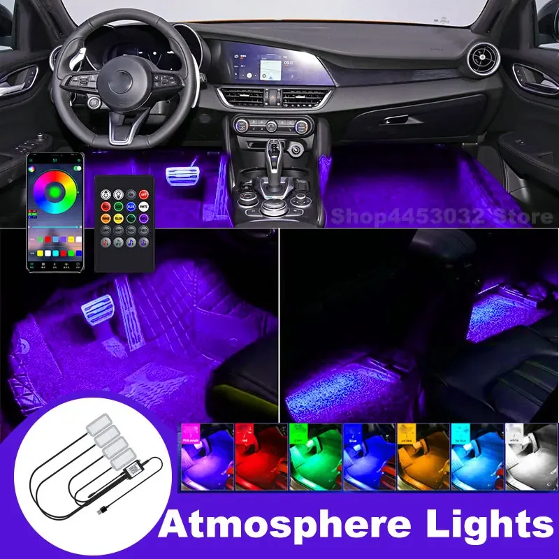 Автомобильный музыкальный окружающий свет RGB 4 в 1, светодиодный для Alfa Romeo Giulia Stelvio Giulietta Mito 147, беспроводное дистанционное приложение, USB-аксессуары
Автомобильный музыкальный окружающий свет RGB 4 в 1, светодиодный для Alfa Romeo Giulia Stelvio Giulietta Mito 147, беспроводное дистанционное приложение, USB-аксессуары