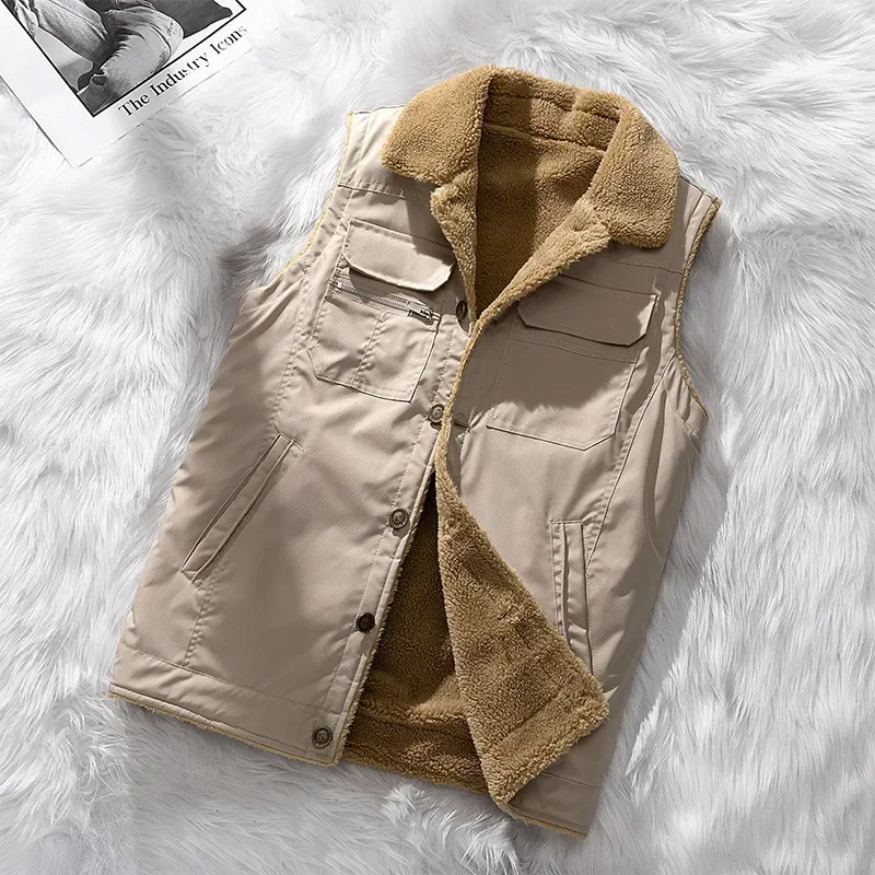 Men Thermal Waistcoat New Winter warm Corduroy Vest Men Warm Coat Stand Collar Sleeveless Jacket Thicken Cotton Padded
Men Thermal Waistcoat New Winter warm Corduroy Vest Men Warm Coat Stand Collar Sleeveless Jacket Thicken Cotton Padded