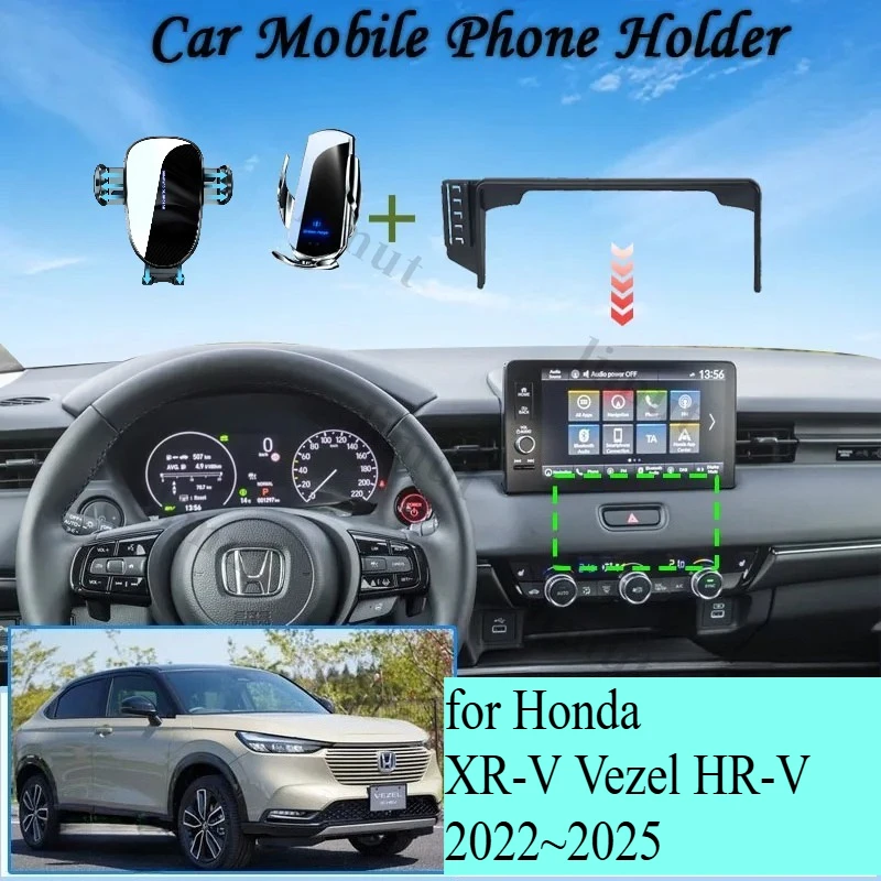 Автомобильное крепление для экрана Honda XR-V HR-V Vezel 2022 ~ 2025, беспроводное зарядное устройство, держатель для мобильного телефона, GPS-кронштейн, гравитационная подставка, аксессуары
Автомобильное крепление для экрана Honda XR-V HR-V Vezel 2022 ~ 2025, беспроводное зарядное устройство, держатель для мобильного телефона, GPS-кронштейн, гравитационная подставка, аксессуары