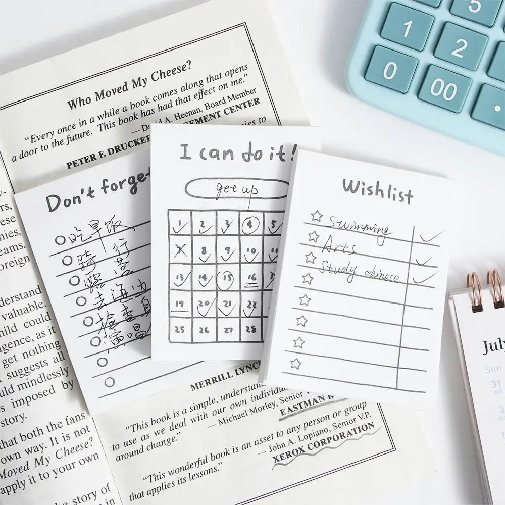 50 Sheets Journal Notebook Checklist Student Stationery Office Supplies Memo Pads Sticky Notes To Do List Tearable Notebook
50 Sheets Journal Notebook Checklist Student Stationery Office Supplies Memo Pads Sticky Notes To Do List Tearable Notebook