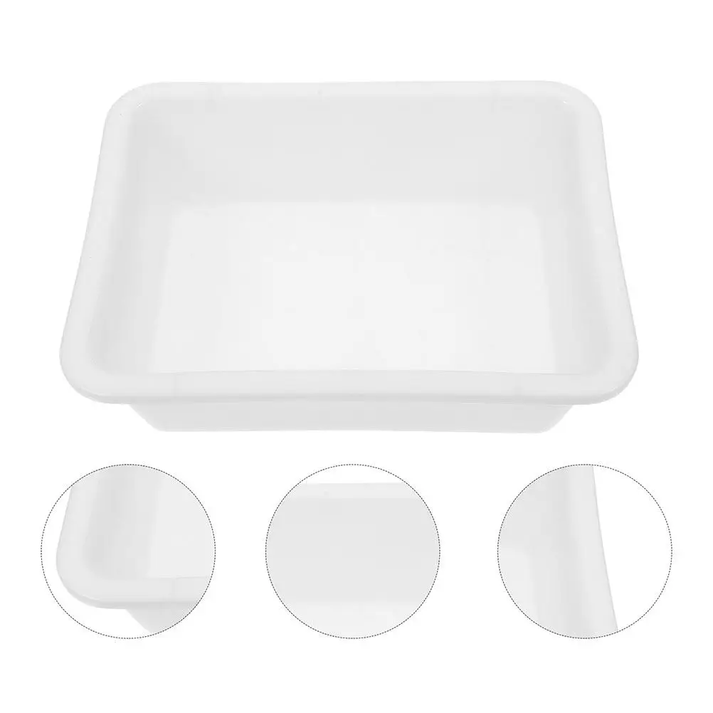 4Pcs Leak Proof Laboratory Tray Acid Alkali Resistant Plastic Rectangular Reagent Tray for Lab Storage Organization Educational
4Pcs Leak Proof Laboratory Tray Acid Alkali Resistant Plastic Rectangular Reagent Tray for Lab Storage Organization Educational